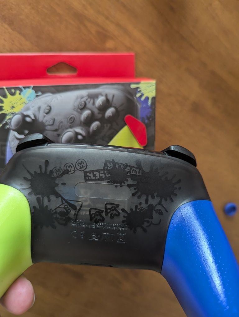 Pro controller Splatoon edition новый