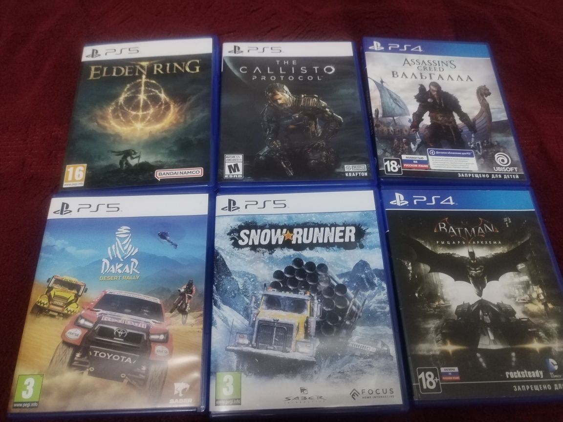 Продам игры для PS5 PS4