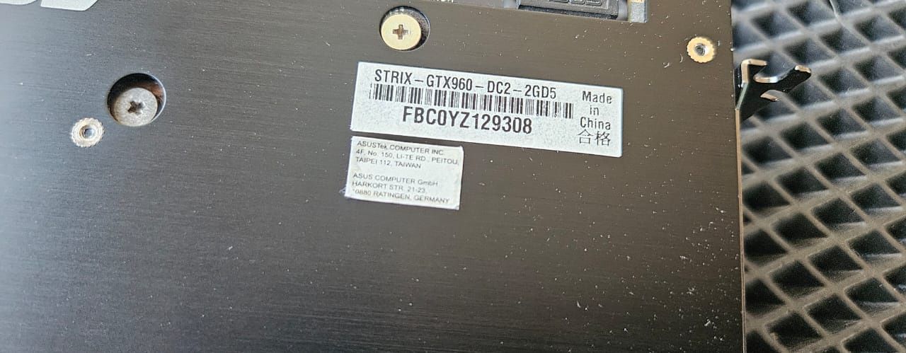 Видеокарта Gtx 960 по мощности как 1050ti