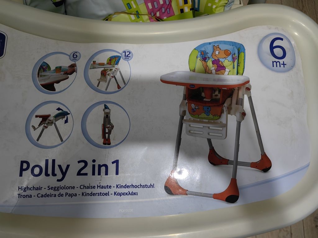 Детский стульчик CHICCO 2 in 1 для кормления