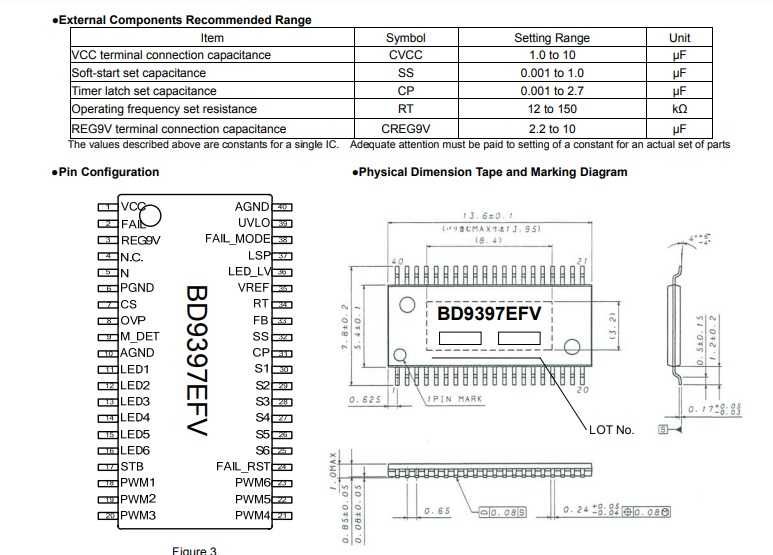 BD9397EFV-GE2 -Драйвер белого светодиода для большого ЖК-дисплея