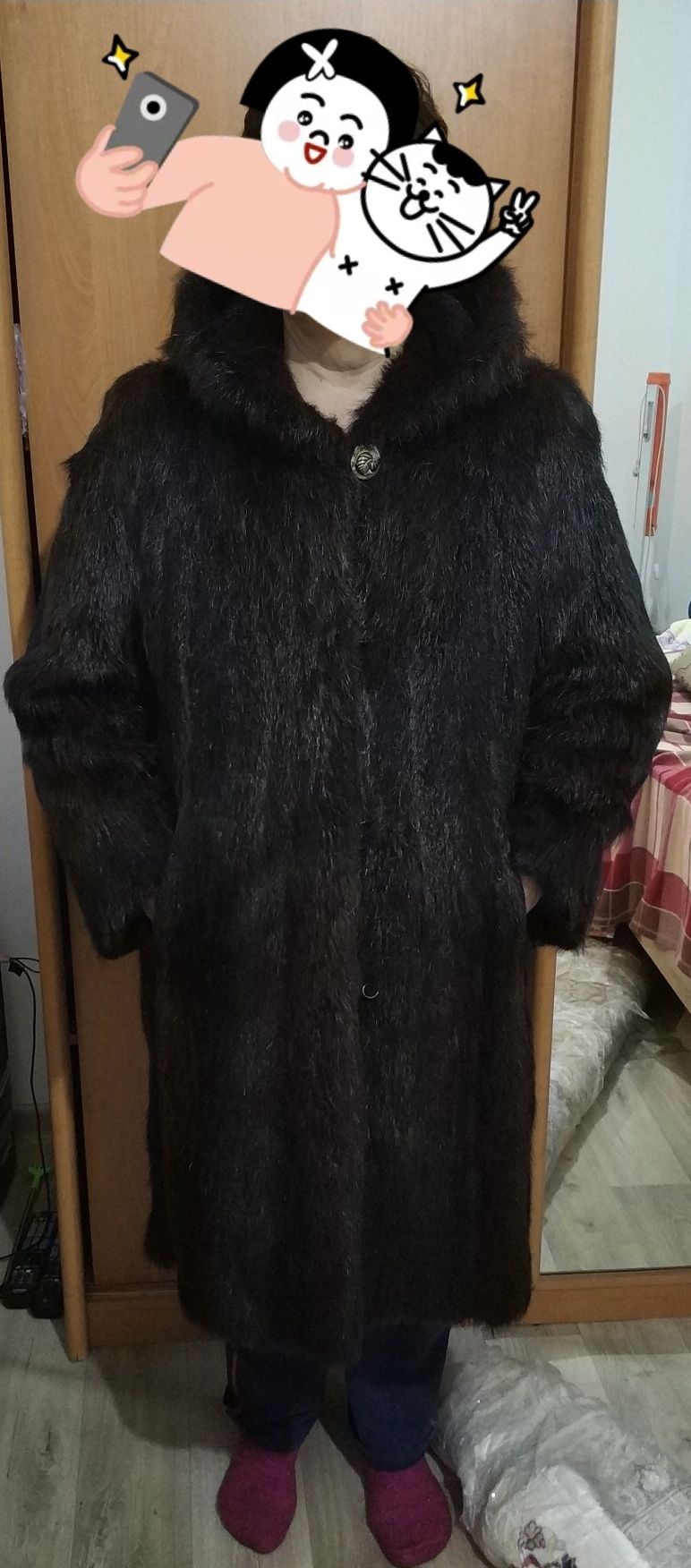 Продам натуральную шубу из нутрии