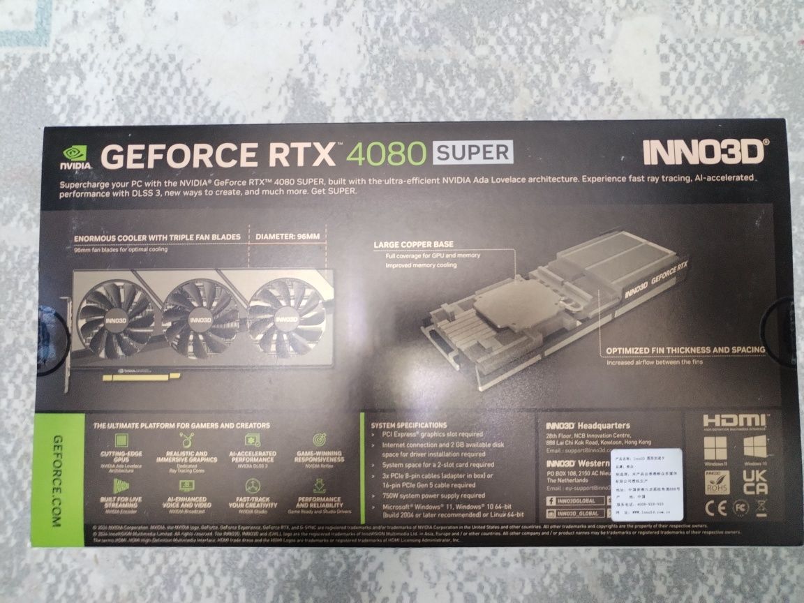 Geforce RTX 4080 super
