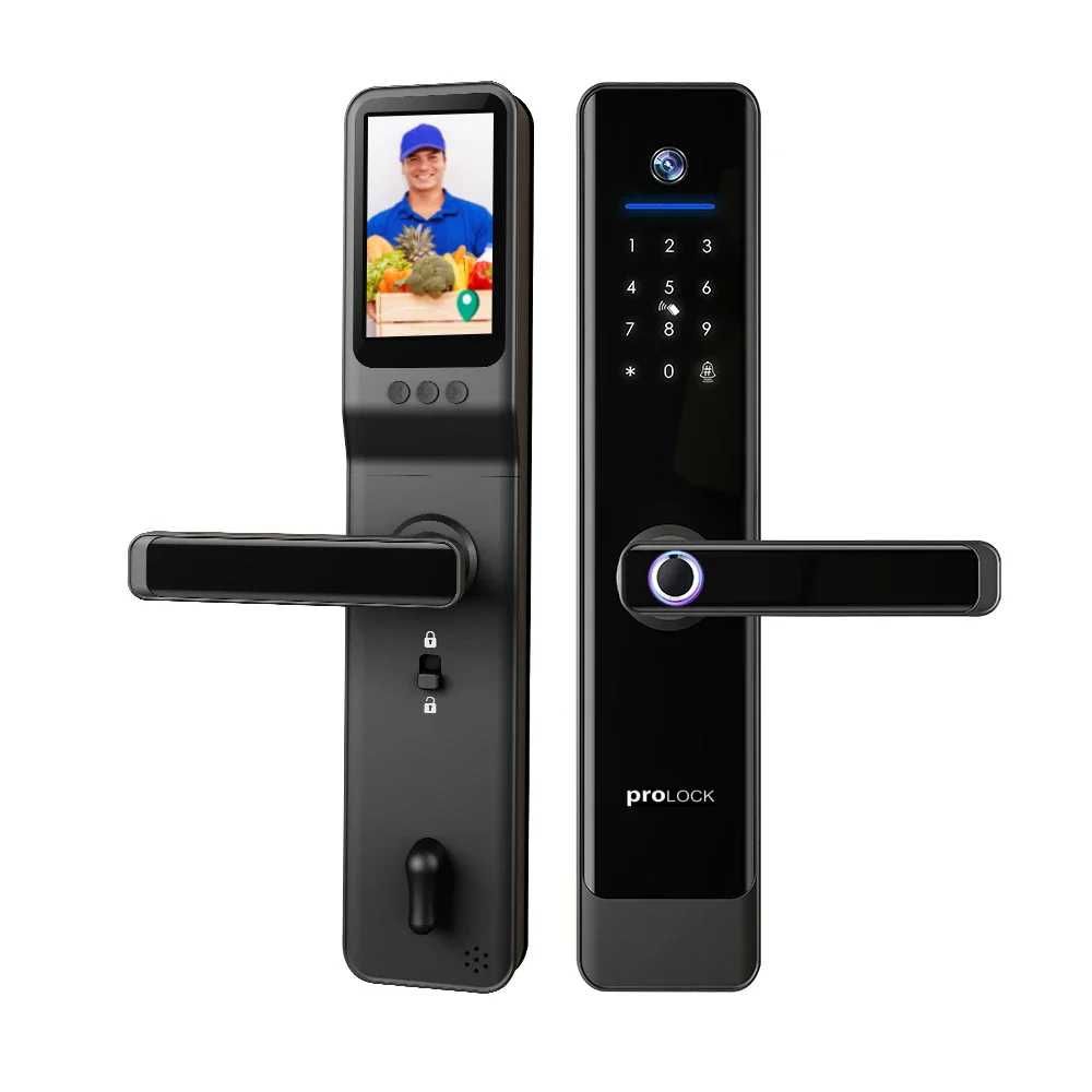 Замки с камерой, отпечатком, картами, Face id. Установка, продажа