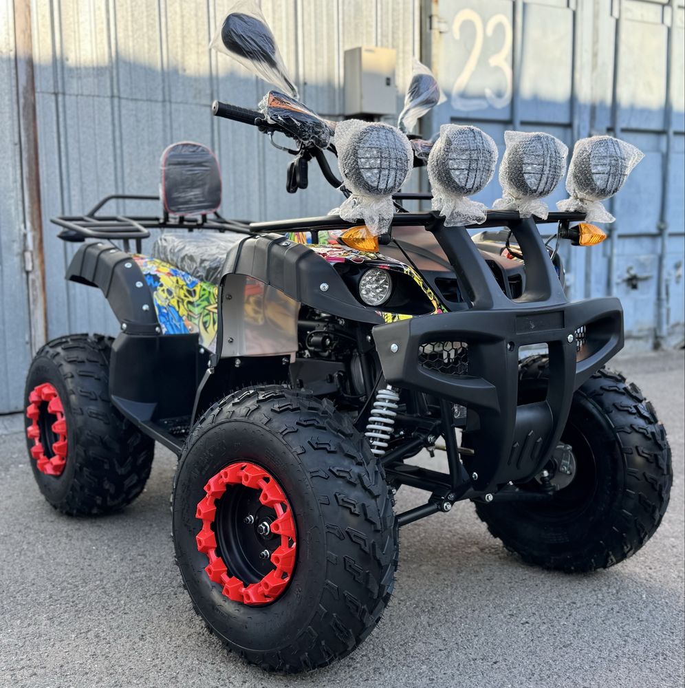 Квадроцикл ATV 200 кубов. Новый. Камуфляж. Автозавод. Сигнализация.