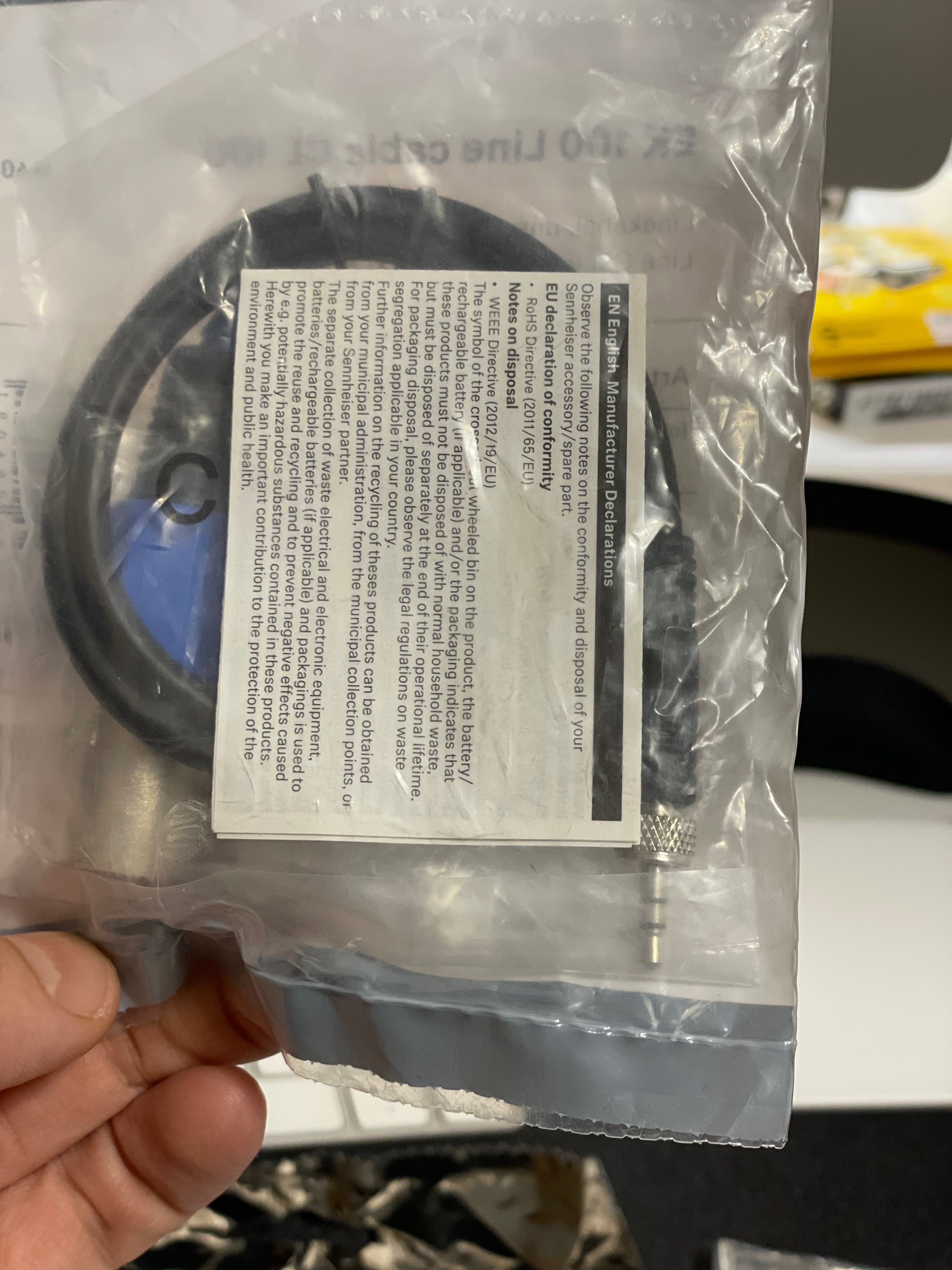 Кабель Sennheiser CL 100 3.5mm х 3-pin XLR-M