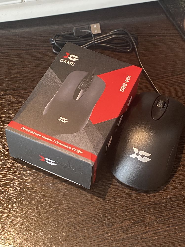 NEW USB проводная компьютерная мышка X Game XM-880UB