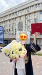 Метровые голландские розы 31 штук пышный букет
