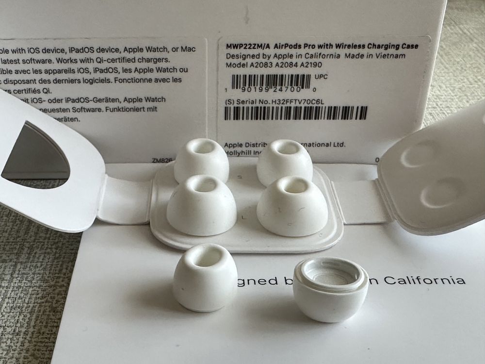 Амбушюры, резинка, вкладыши на airpods pro 1/2