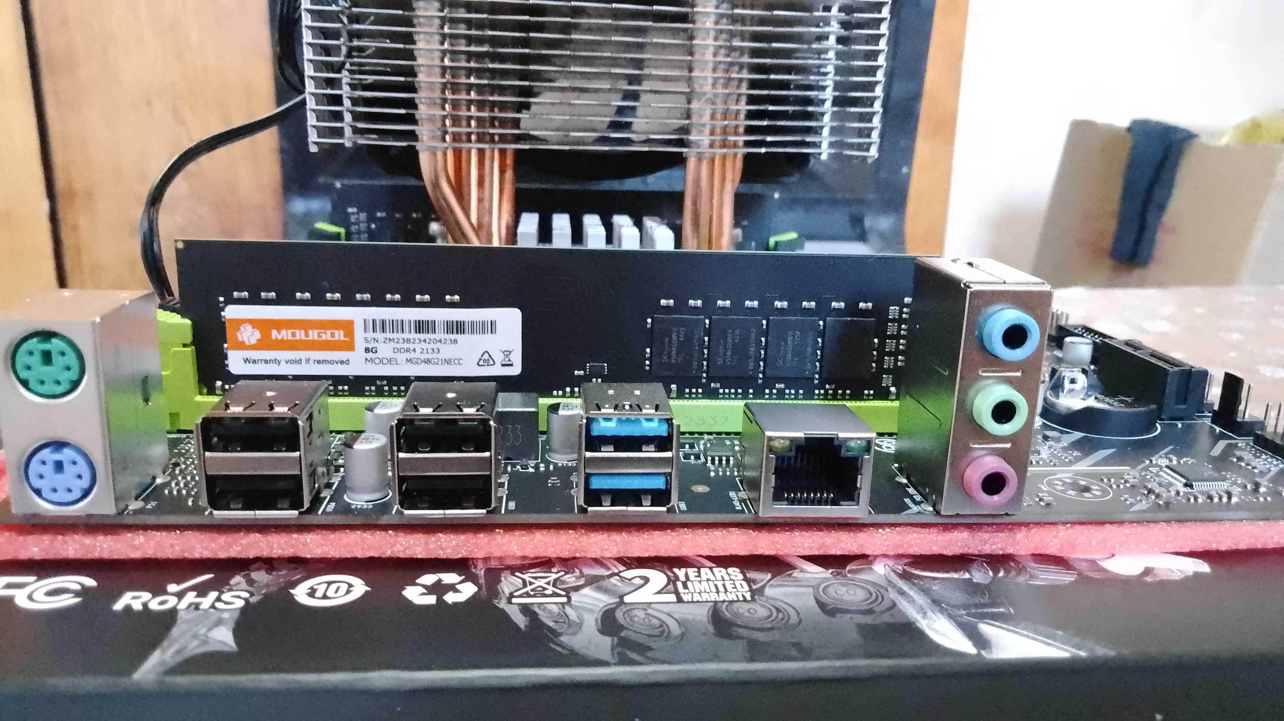 Продам Комплект Xeon V4 12ядер. 16гб оперативки. c612 чипсет