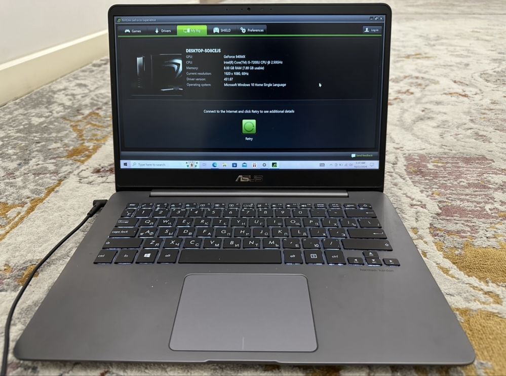 Продам мощный ультрабук от ASUS