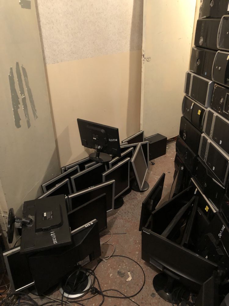 Системные блоки, мониторы б/у