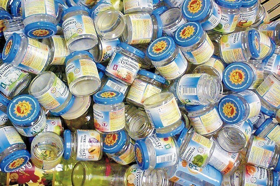 Баночки от десткого пюре