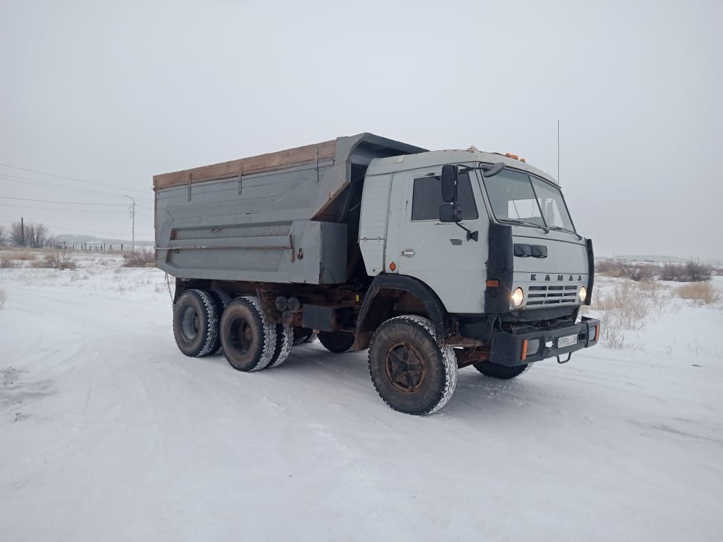 КАМАЗ 65115 с прицепом