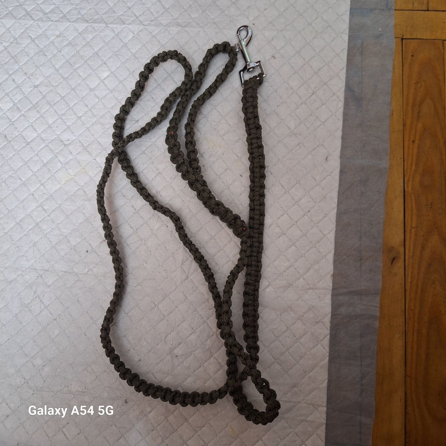 Поводок косичка, из ниток - 1,7 м