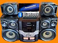 Panasonic SC-VK50 .музыкальный центр 4 колонки Bluetooth АДАПТЕР.АУКС.