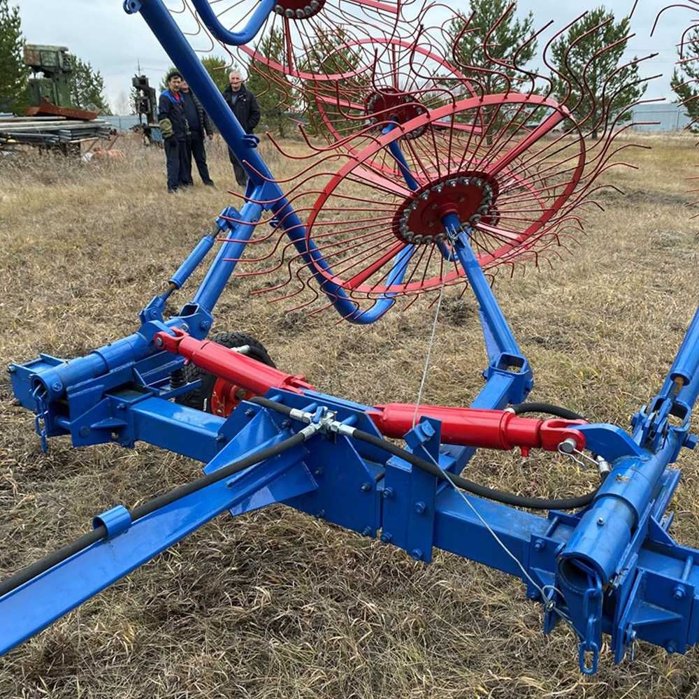 Грабли ГВС-6У СДСМ прицепные 2 ГЦ / Тіркемелі шөп аударғыш тырна 6.5 м
