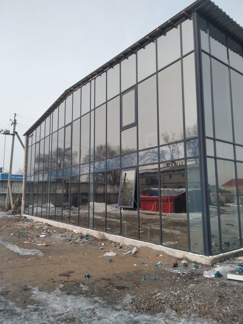 Алюминиевые Окна Дверей Витражи Офисные Перегородки