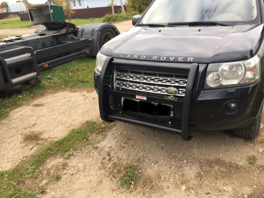 Защита бампера Таран, кенгурятник freelander 2 Land Rover