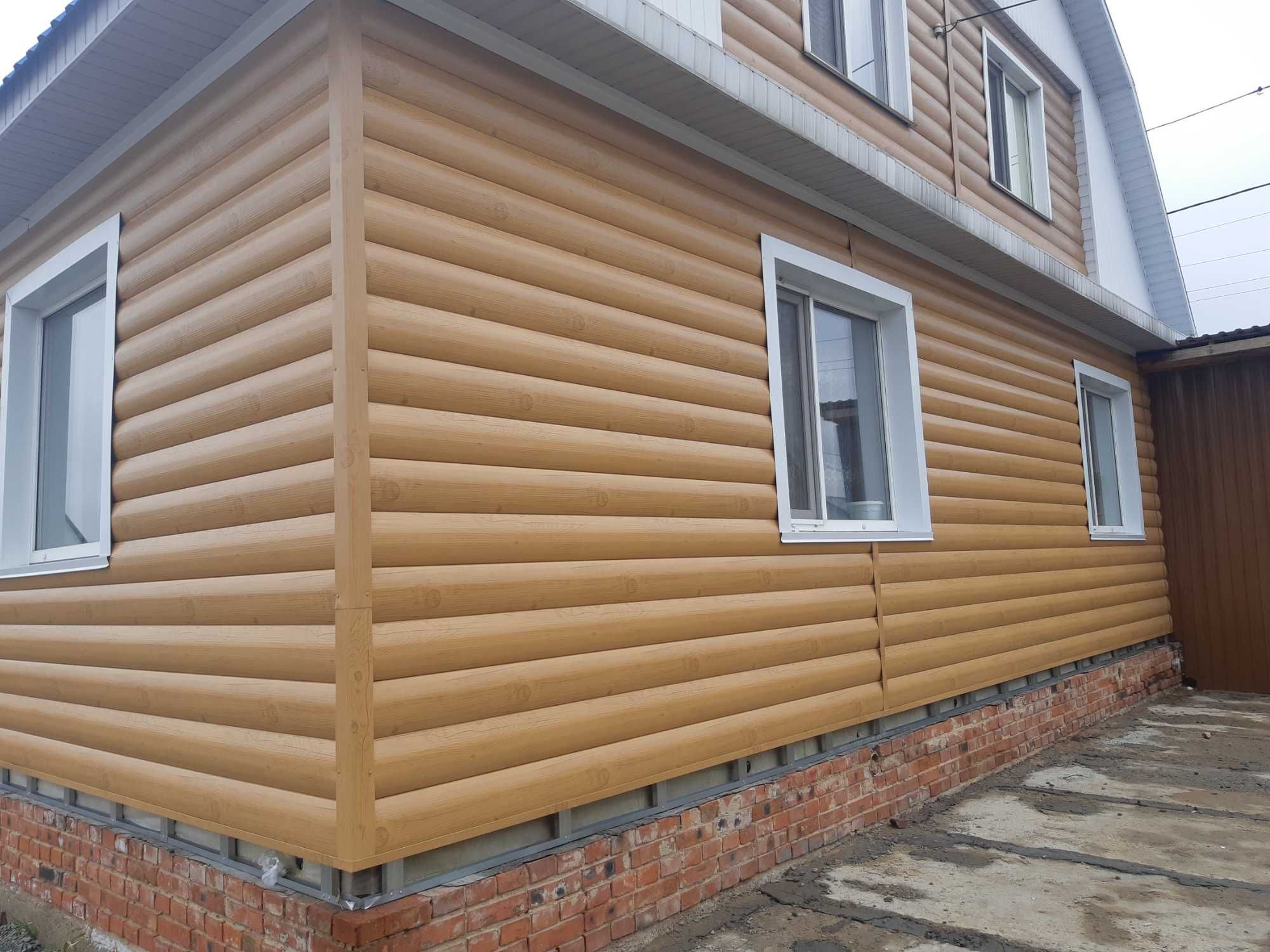 строительные работы фасад, кровля, водосточные системы