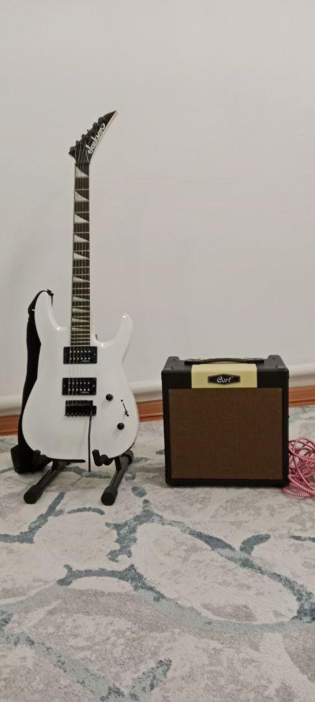 Гитара Jackson js22+ комбо усилитель cort cm15R