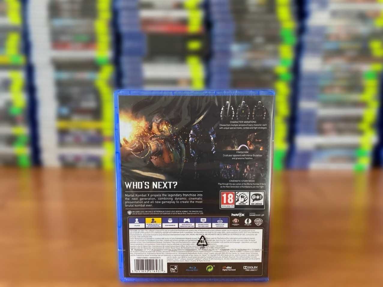 НОВЫЙ Mortal Kombat X/ Мортал Комбат 10 PS4/PS5 Большой Выбор Игр
