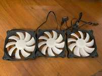 Вентиляторы с RGB подсветкой 3 х 120 мм