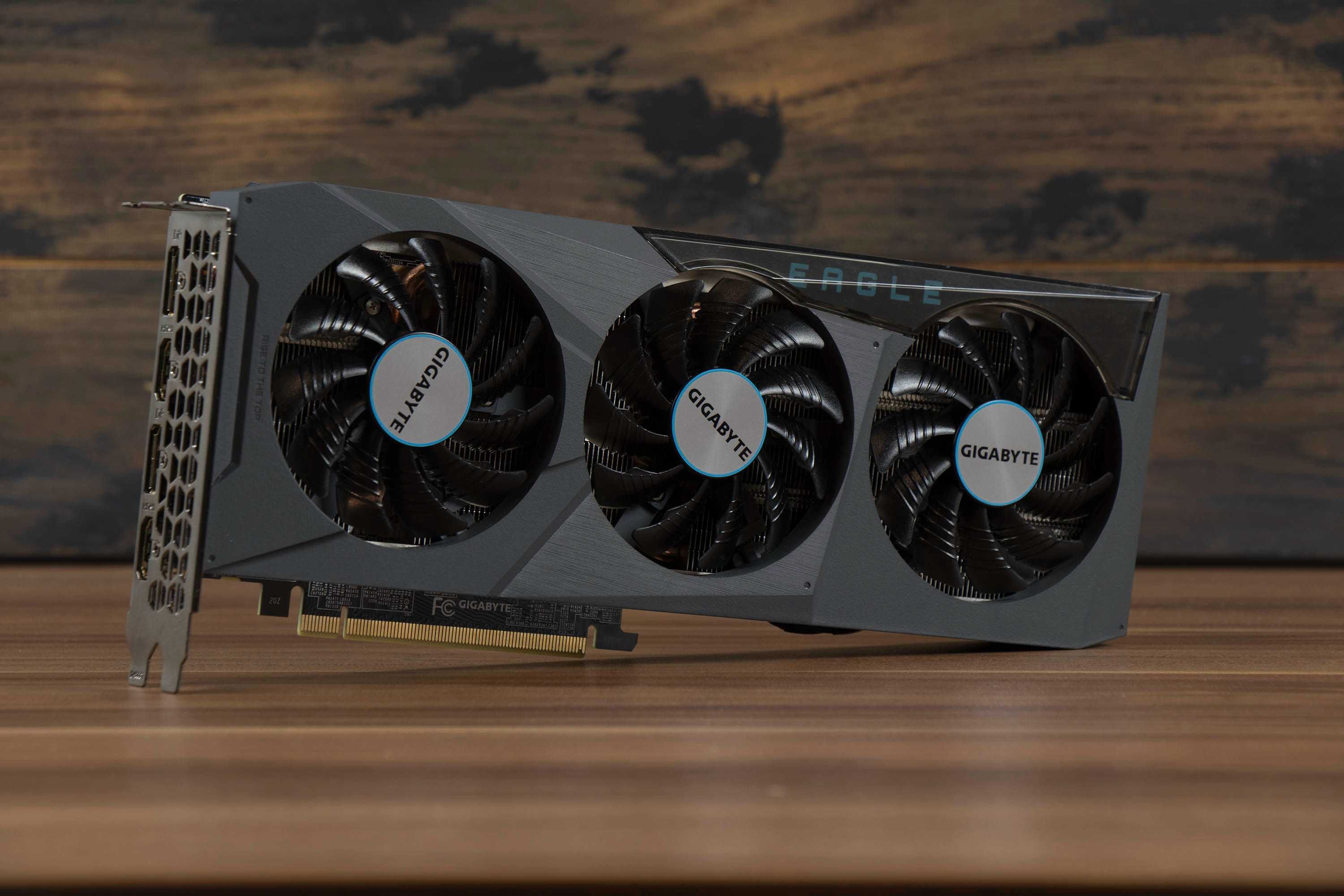 Видеокарта Gigabyte GeForce RTX 3070 EAGLE OC LHR 8G GV-N3070EAGLE