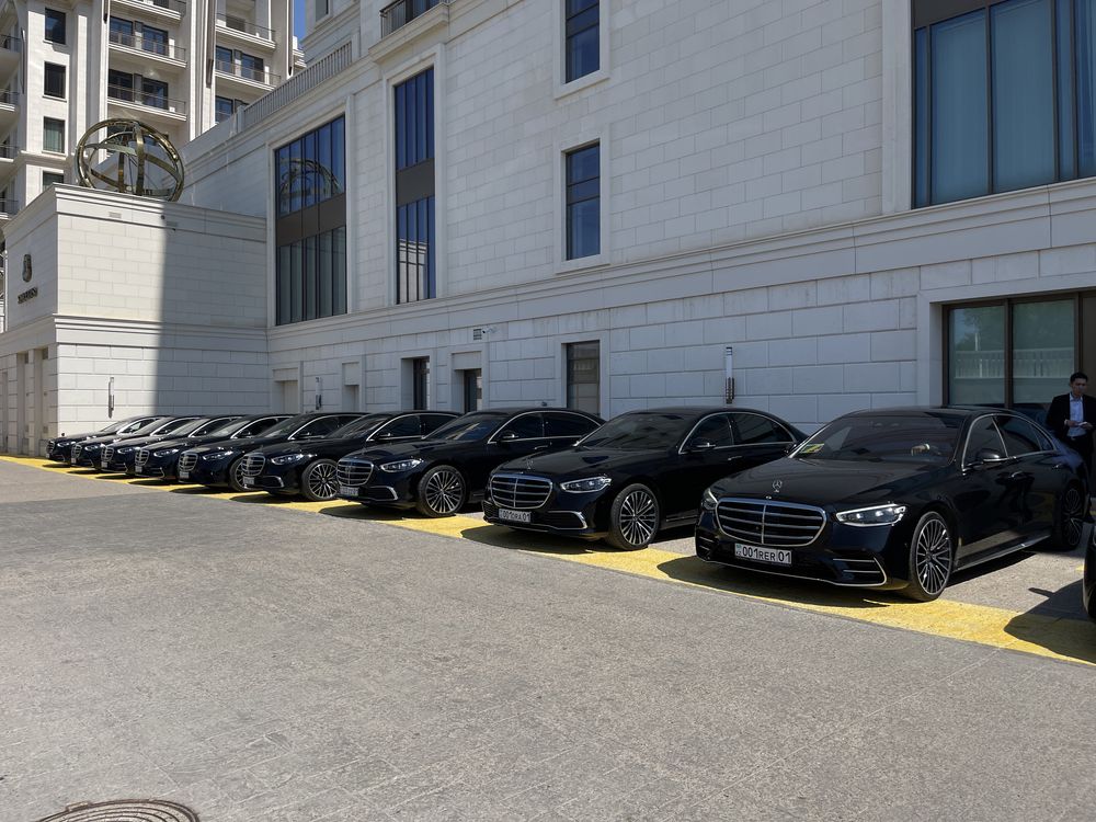Аренда авто с водителем 24/7 бизнес класса Мерседес s class, vip, w223