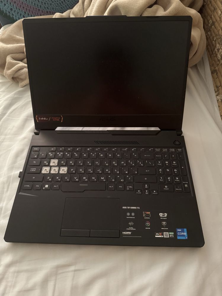 Продам игровой ноутбук asus tuf gaming f15