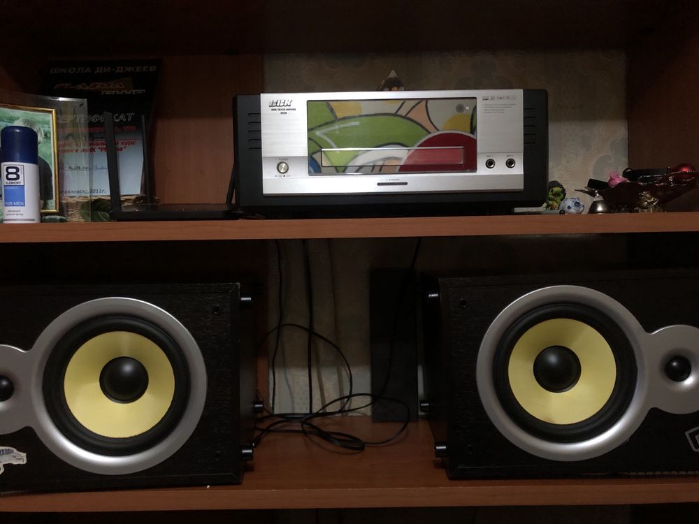 Ресивер BBK AV230, колонки microlab pro3