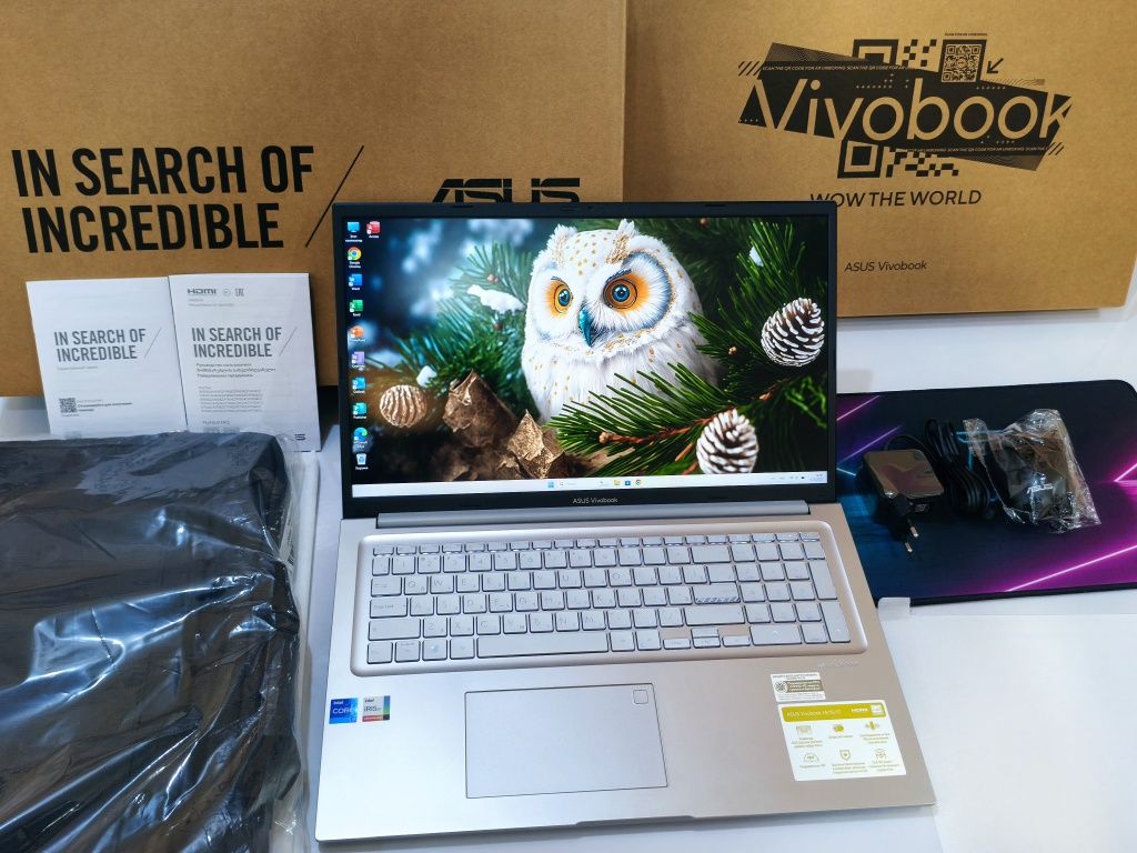 Core i7-13 SSD1000GB ОЗУ16ГБ 17.3 Мощный Ноутбук Asus Vivobook Работы
