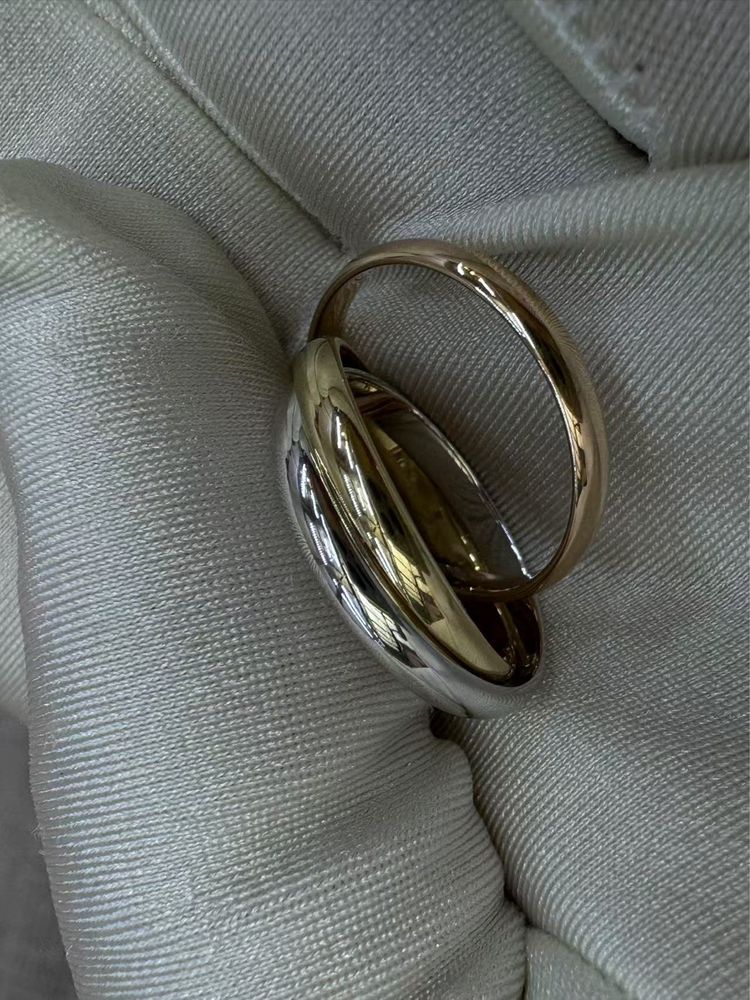 Кольцо Cartier Trinity 750 проба
