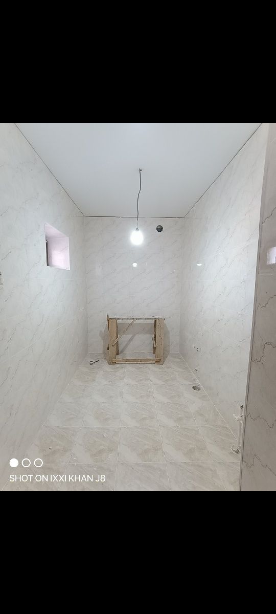 Кафел саламыз 1.20*0.60, 0.60 бәрін сала береміз.