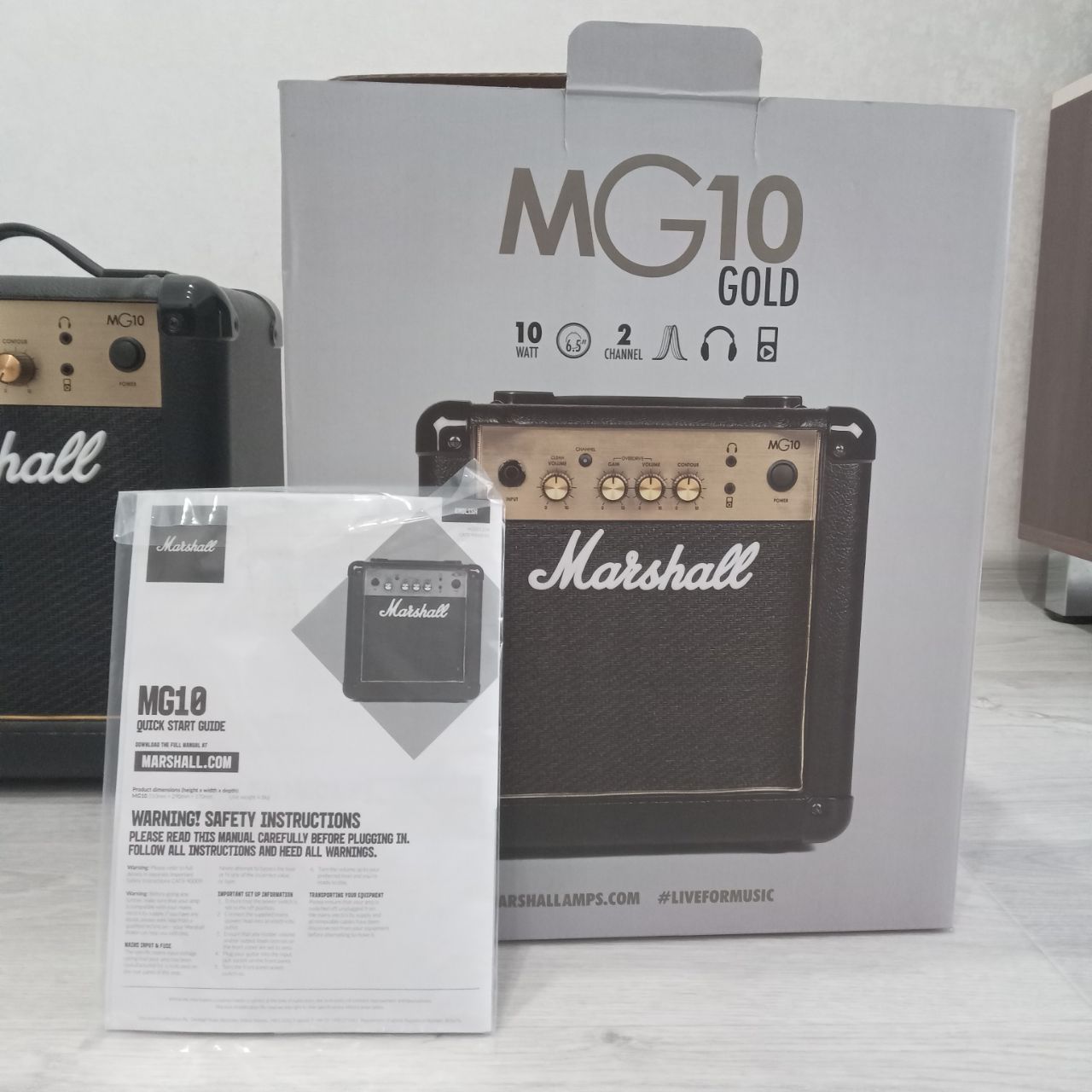 Комбоуселить Marshall mg10 Gold.
Б/у, в отличном состоянии, поч