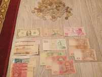 Продам-монеты и купюр из разных стран настоящий