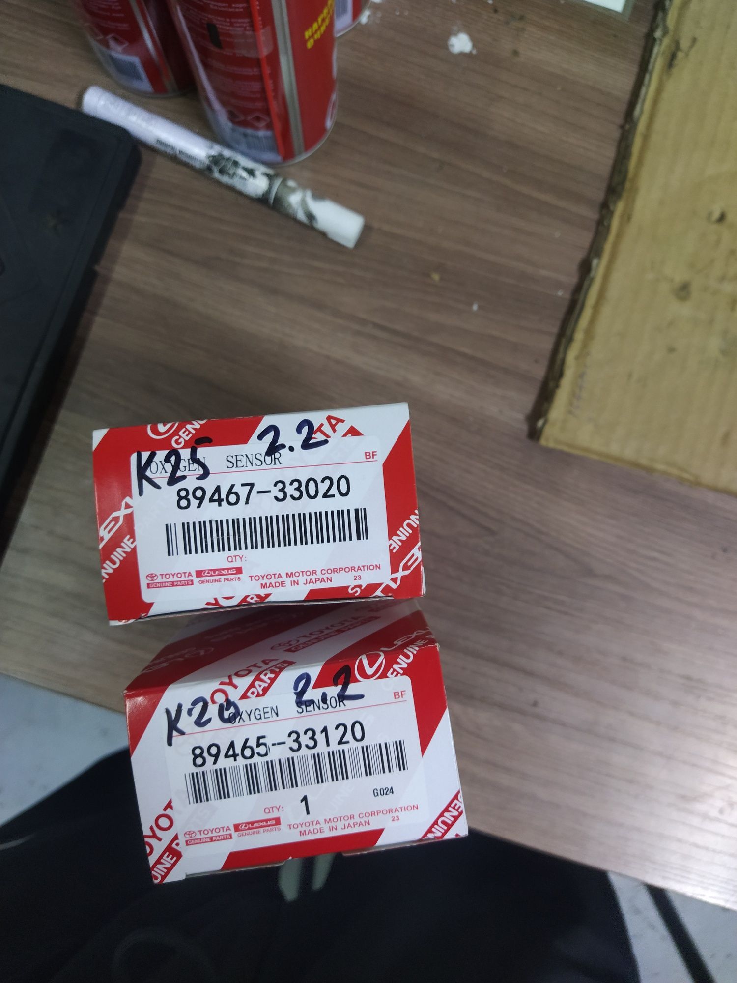 Лямбда зонд на Тойота К20 К25 2.2 объем