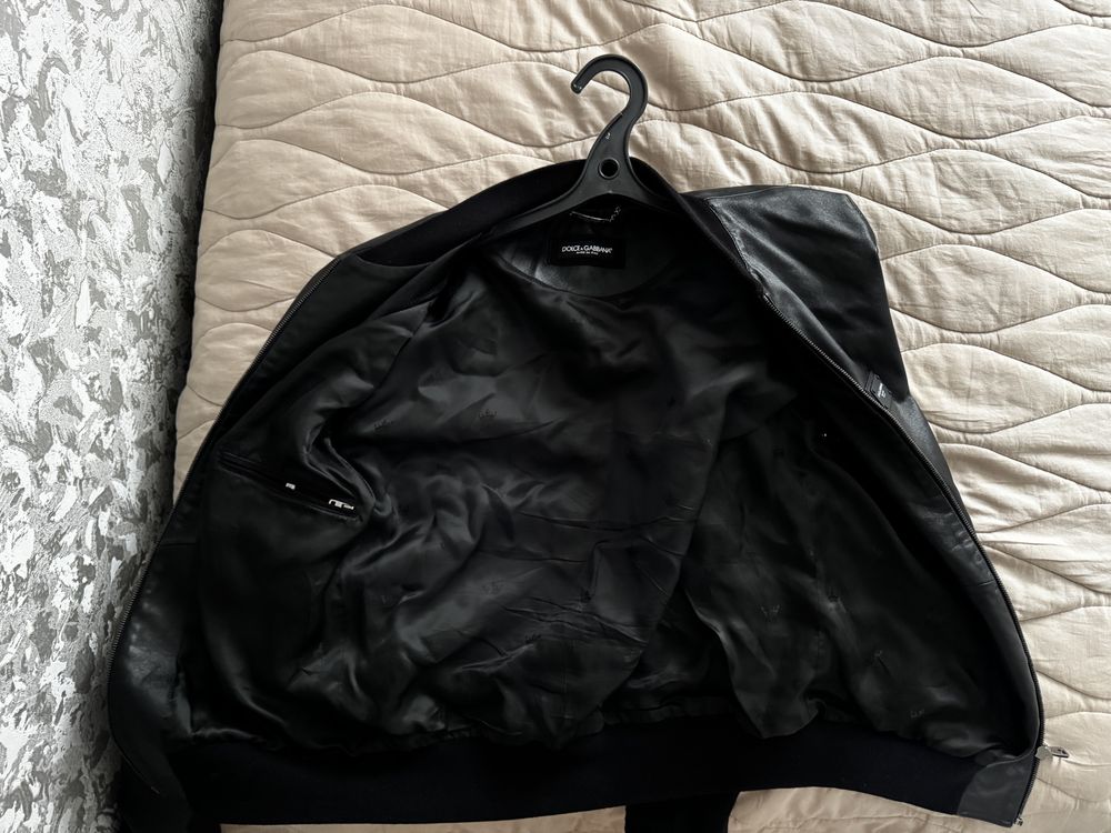 Кожаная куртка Dolce&Gabanna