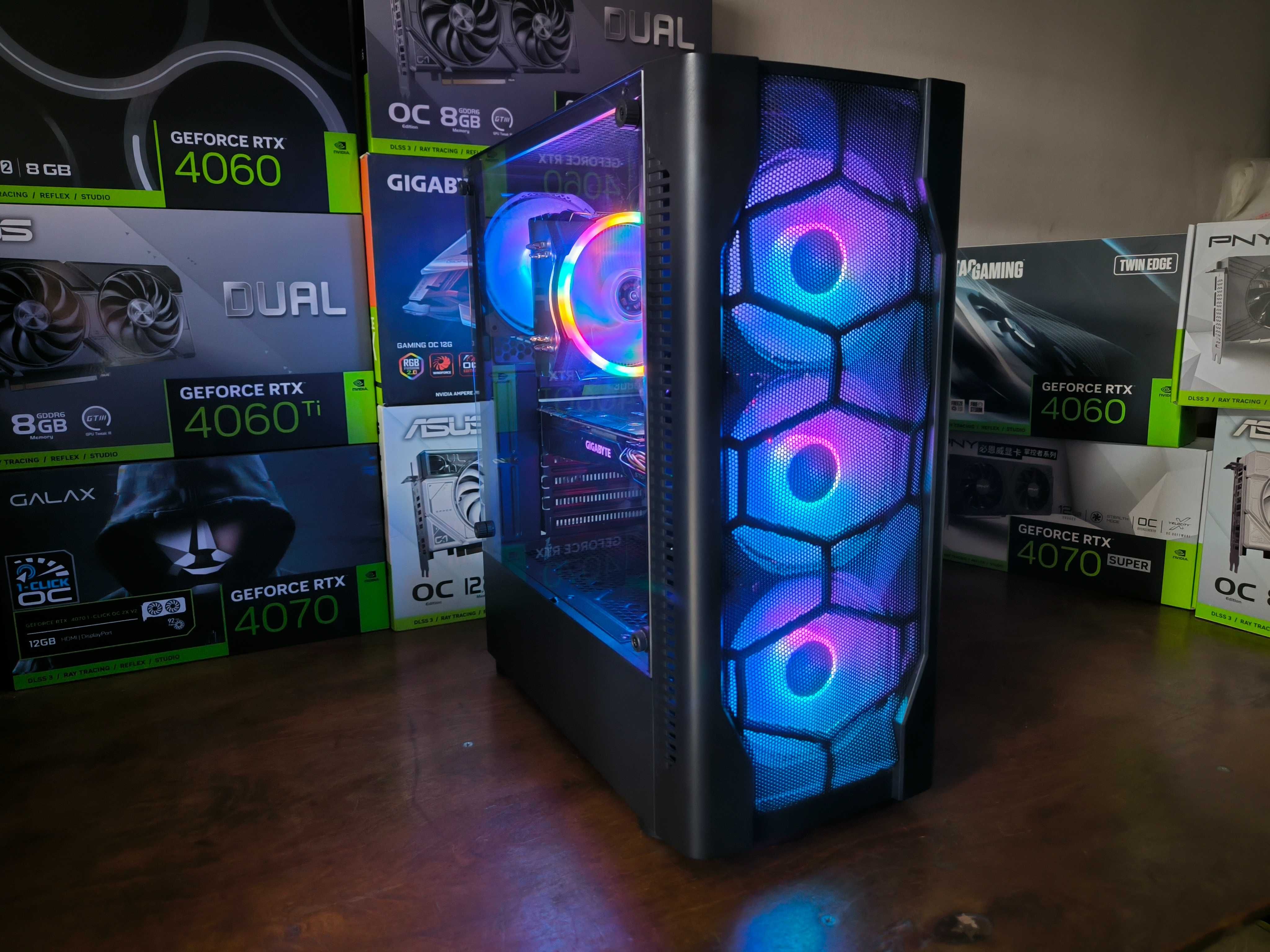 Игровой ПК Ryzen 5 2600 до 3.90МГц/  DDR4 16Гб/ M.2  256Гб GTX1060 6gb
