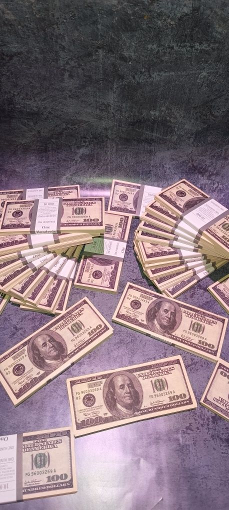 Сувенирные Деньги Доллары Купюры Подарок на 8 марта