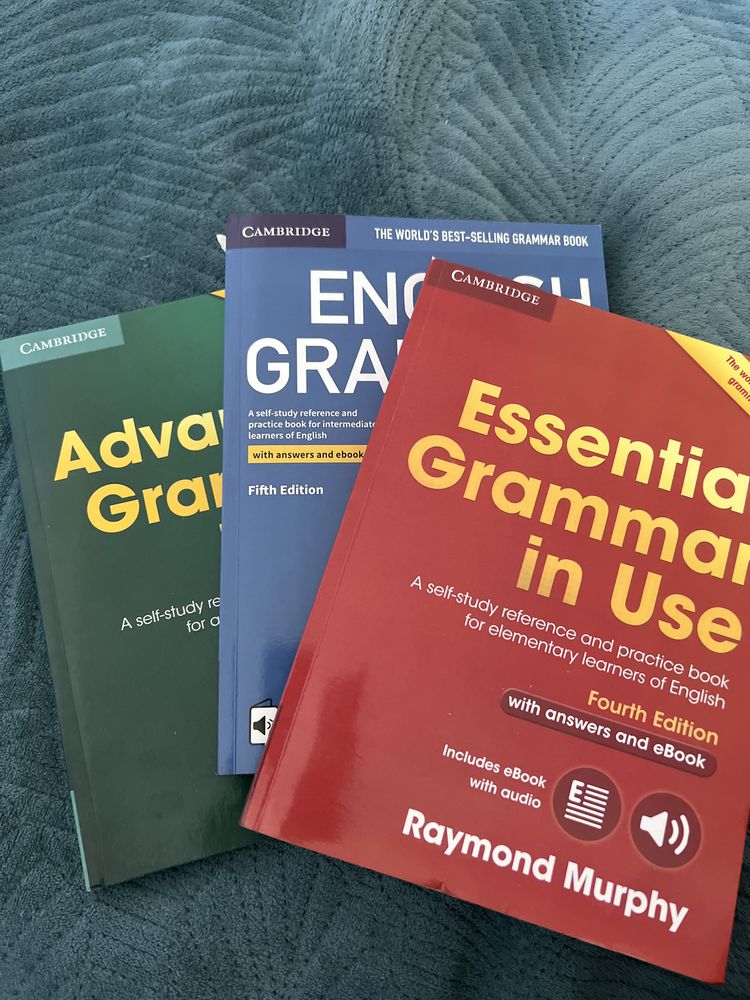 3 книги English grammar in use