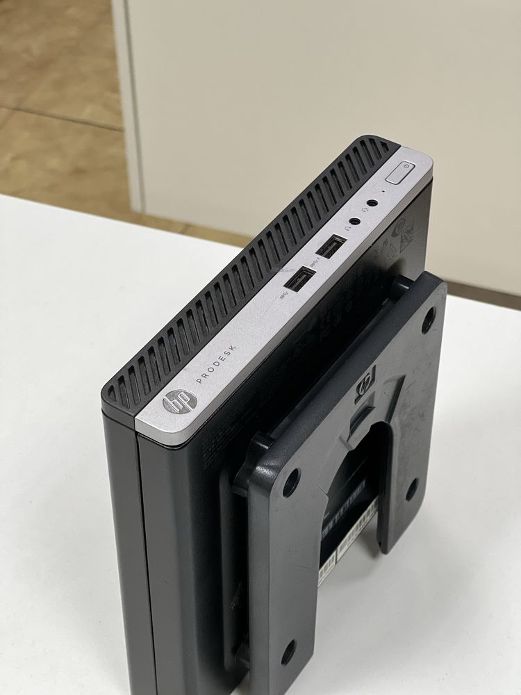 Мини ПК HP ProDesk | Intel Core i3-7100T | ОЗУ 4Gb | SSD 128Gb