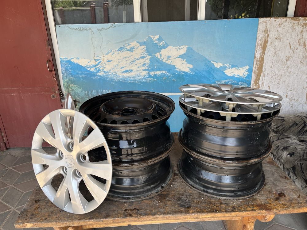 Диски r15 с калпаками honda