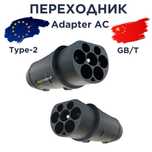 Переходник для электрокар Zeekr к зарядным станциям с разъёмом Type-2