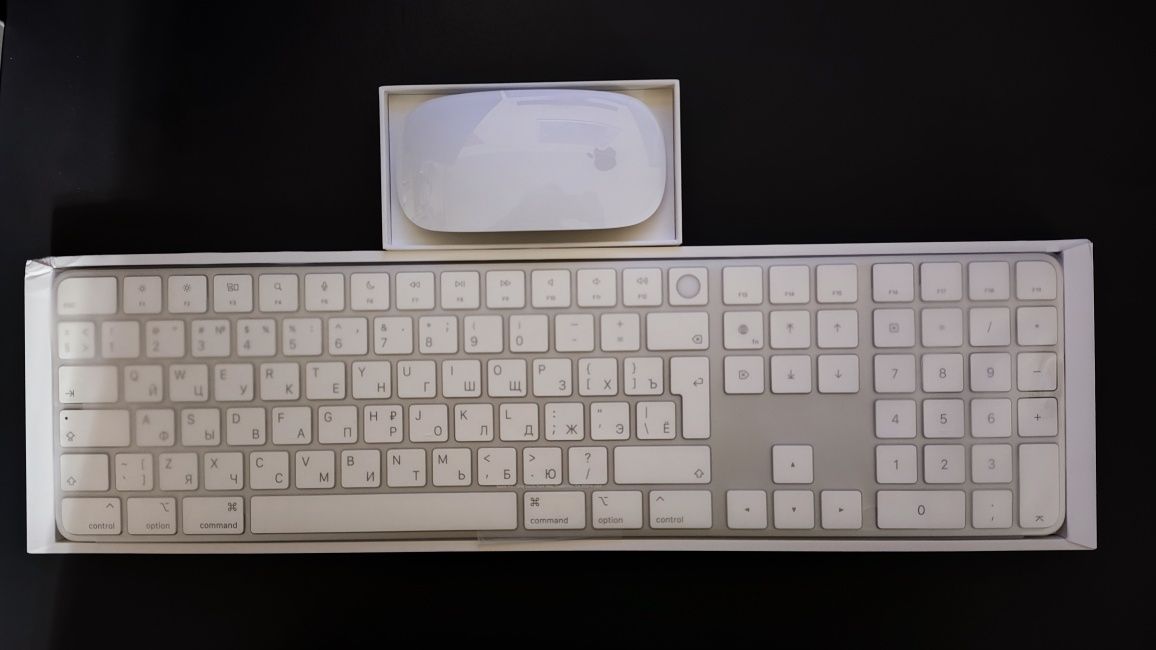Apple magic keyboard + magic mouse 2