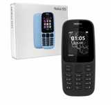 Кнопочный телефон Nokia 105 Dual SIM (2017) (черный).Кнопочный телефон