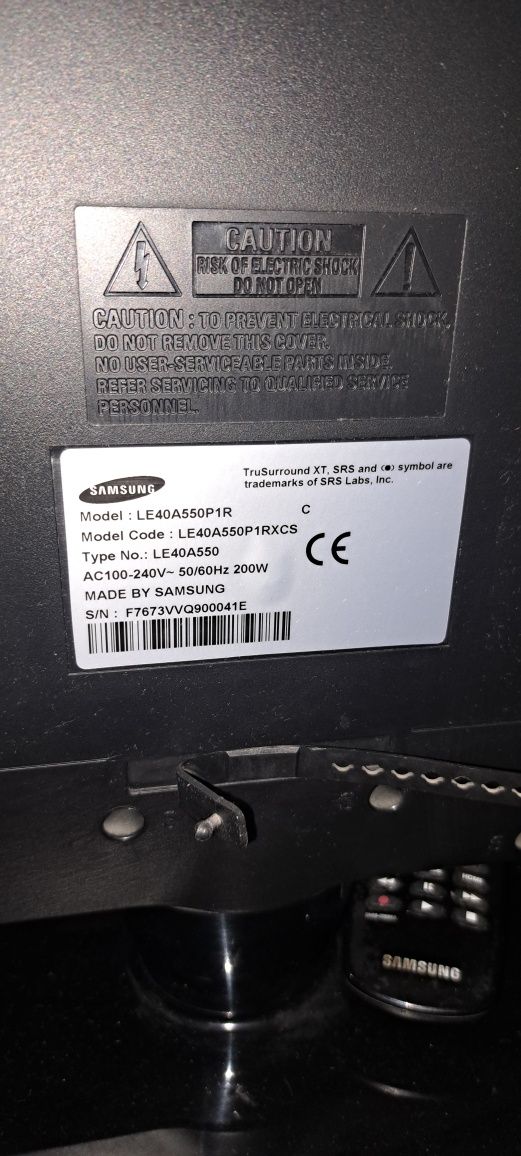 Телевизор Самсунг Samsung LE-40A550P1R