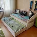 Продам детскую кровать раздвижная, выдвижная двухъярусная кровать
