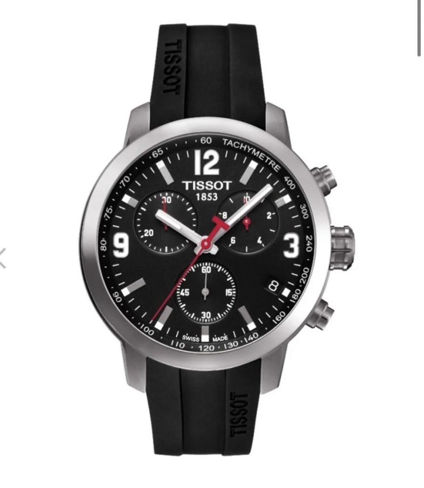 Часы Tissot T-Sport PRC 200 Chronograph черные сапфир