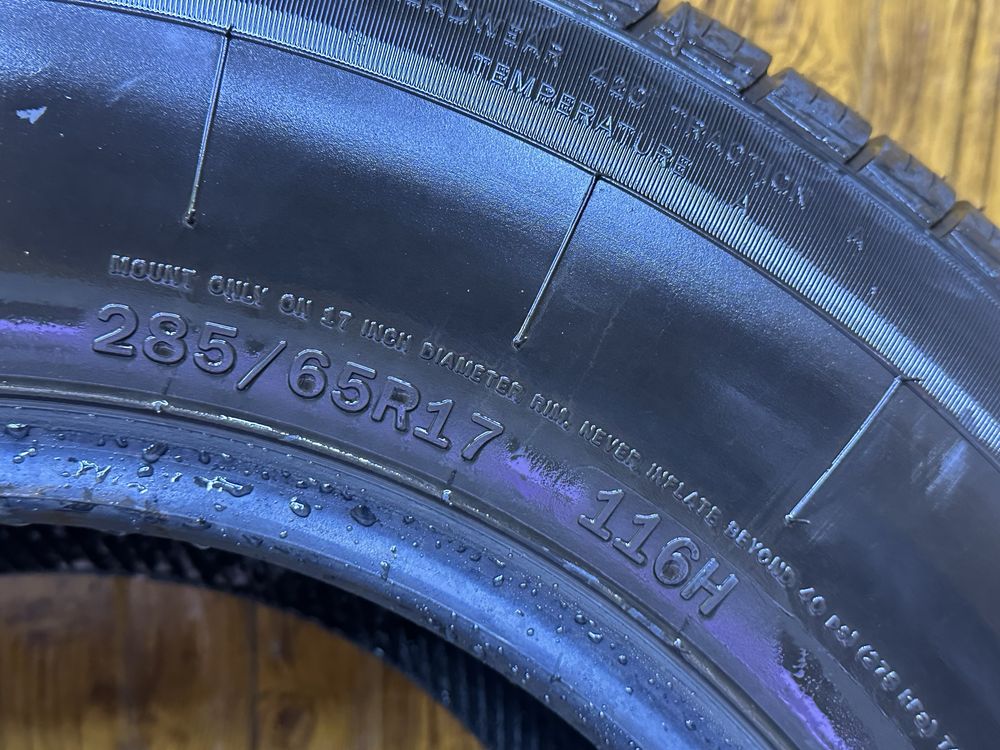 летние шины 285/65/17